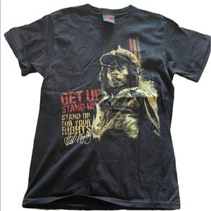 Zion Bob Marley Black Shirt